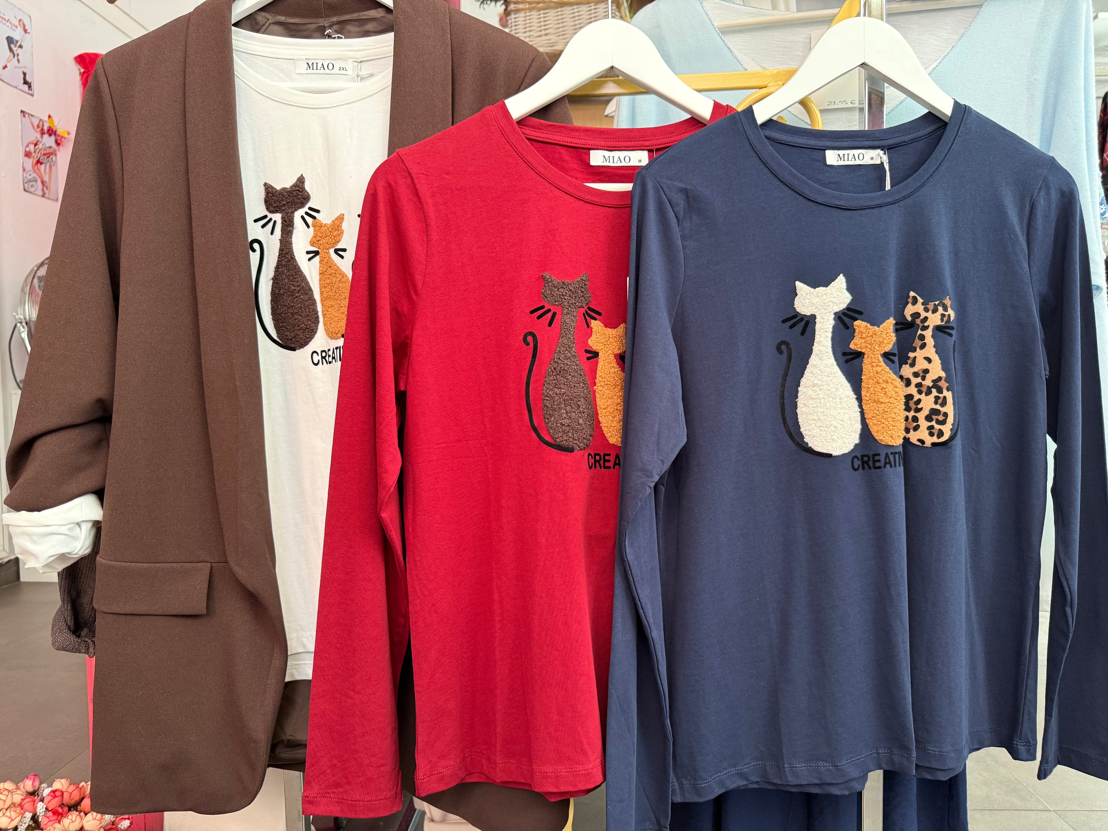 Camiseta miau